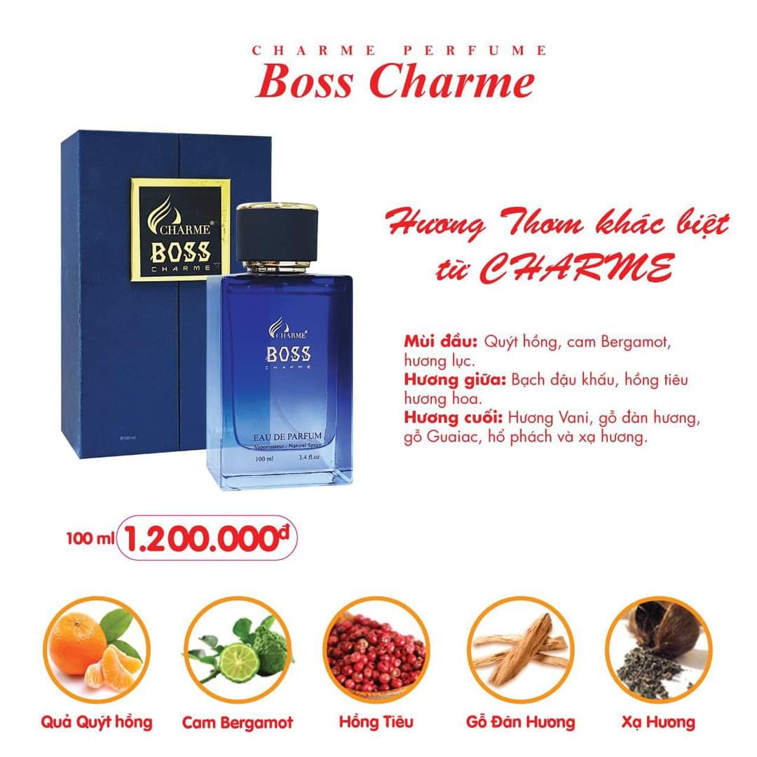 Nước Hoa Nam Charme Boss Charme 100ml – EDP