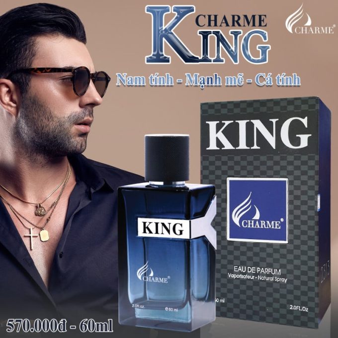 Nước Hoa Nam Charme King 60ml