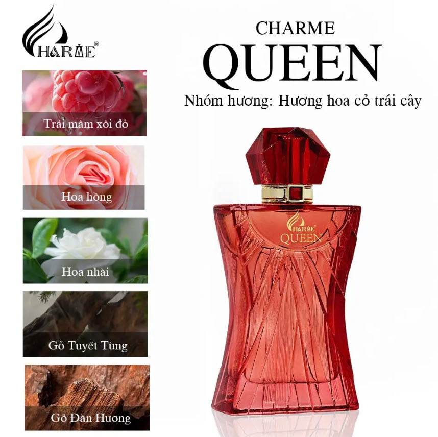 Nước Hoa Nữ Charme Queen 100ml mẫu mới