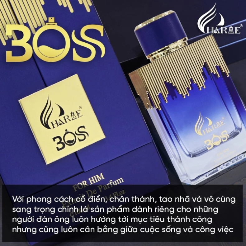Nước hoa nam Charme Boss Charme 100ml mẫu mới