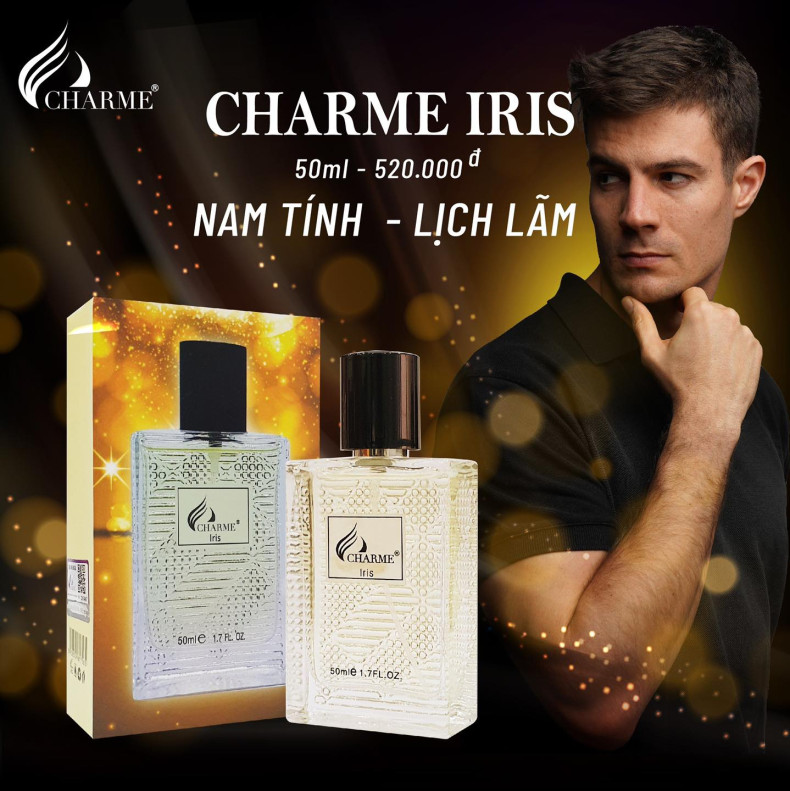 Nước Hoa Cao Cấp Charme Iris 50ml - Mỹ phẩm LAN