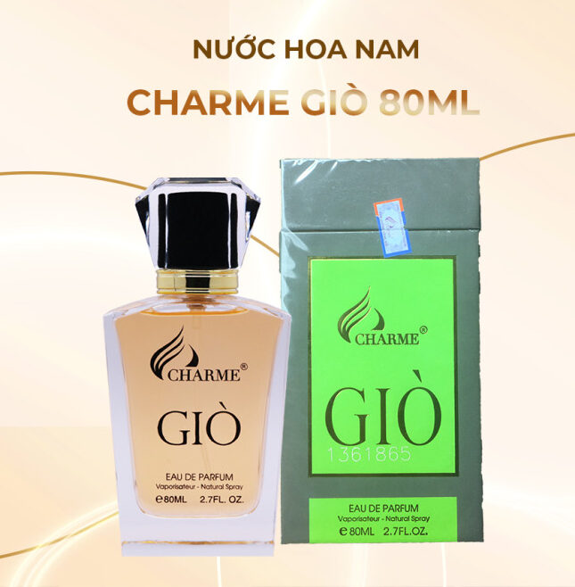 Nước Hoa Nam Charme Giò 80ml – EDP