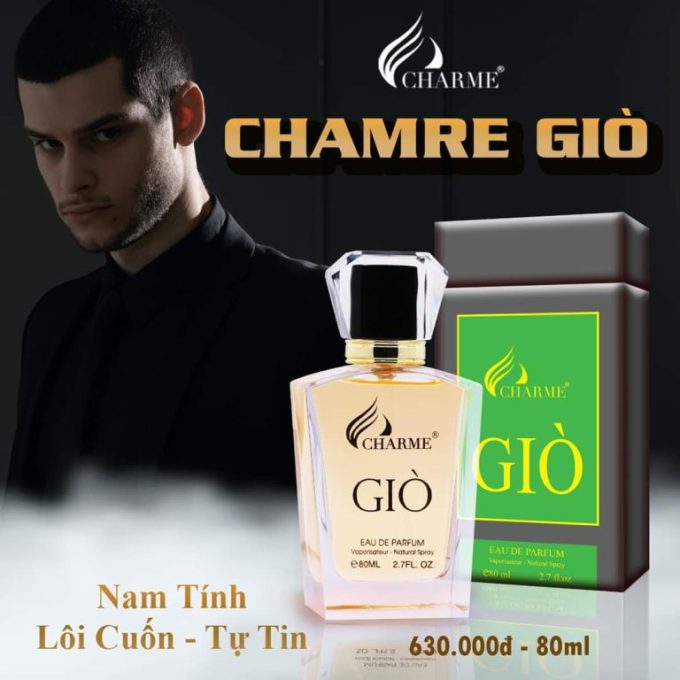 Nước Hoa Nam Charme Giò 80ml – EDP