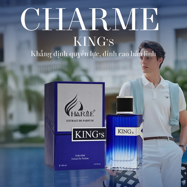 Nước Hoa Nam Charme King 100ml mẫu mới
